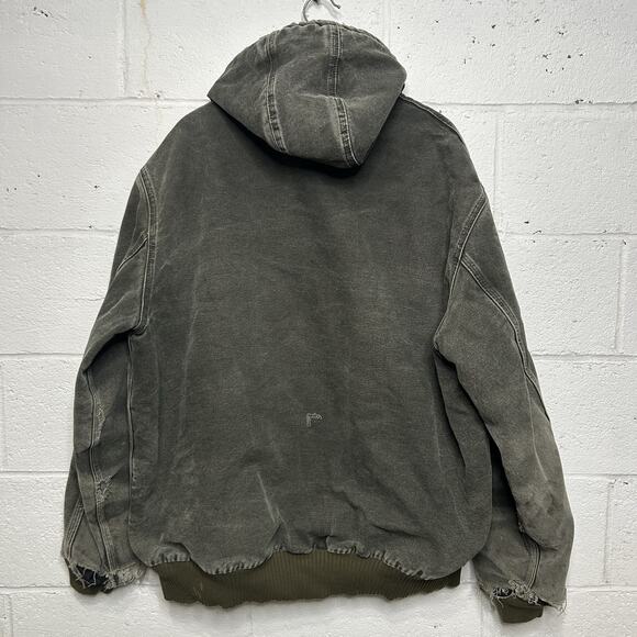 Vintage Carhartt Quilted Active Jacket “Moss Green” J130 MOS - Picture 2 of 13